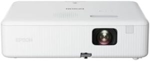 Epson CO-W01 WXGA Projector, 3LCD technology, 3,000 lumen brightness, 378inches screen size, White, Compact