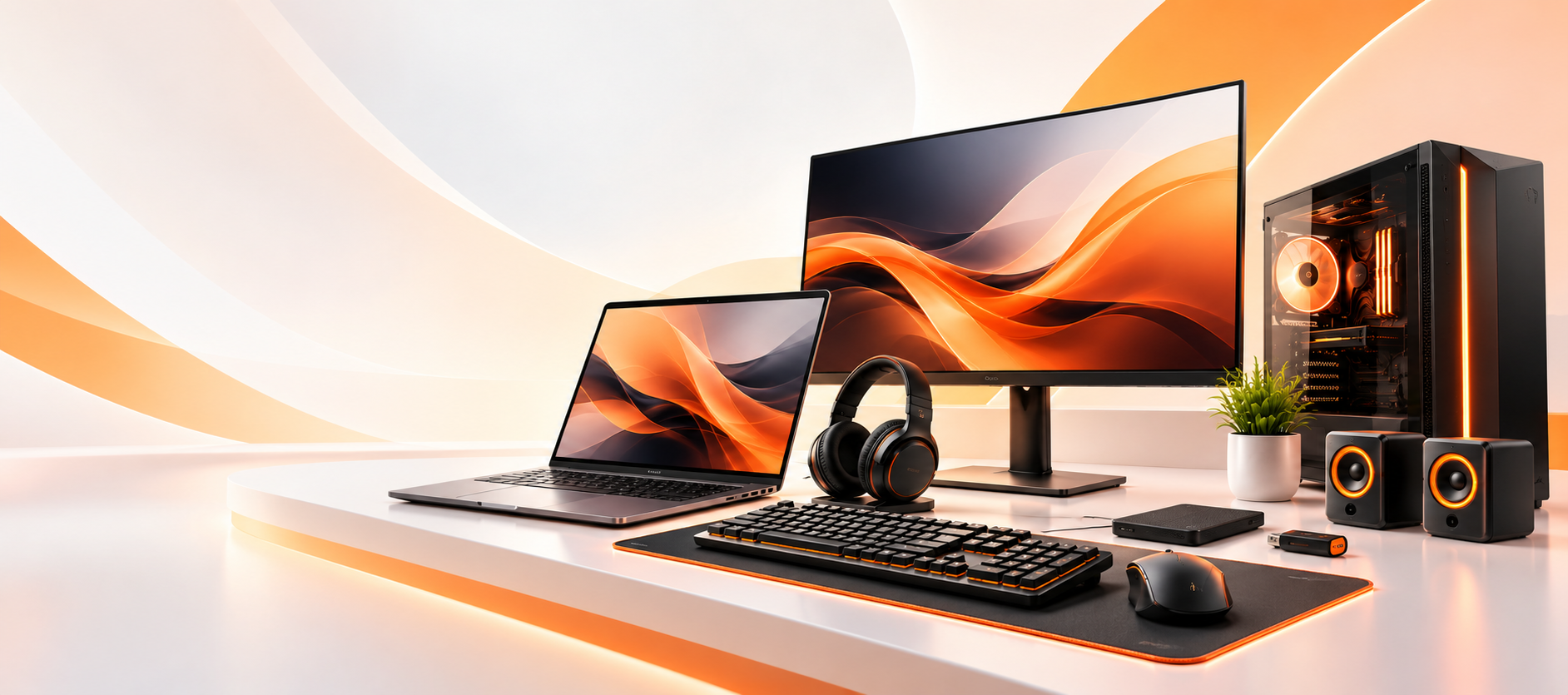 modern orange accented tech setup.png